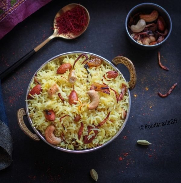 Rajwada Kesar Pulao